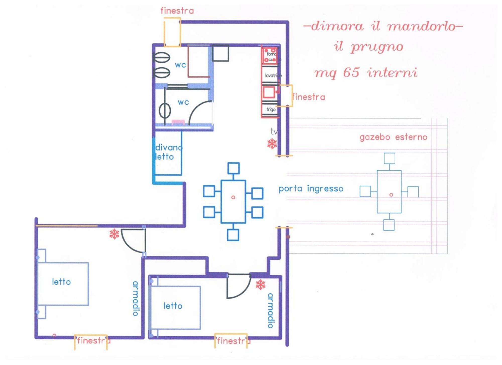 Отель Dimora Il Mandorlo Остуни Номер фото